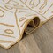 World Rug Gallery Contemporary Tropical Leaves Weather Resistant Indoor/Outdoor Runner Rug 2' x 7' Yellow 4031YELLOW2X7 - alternate 7